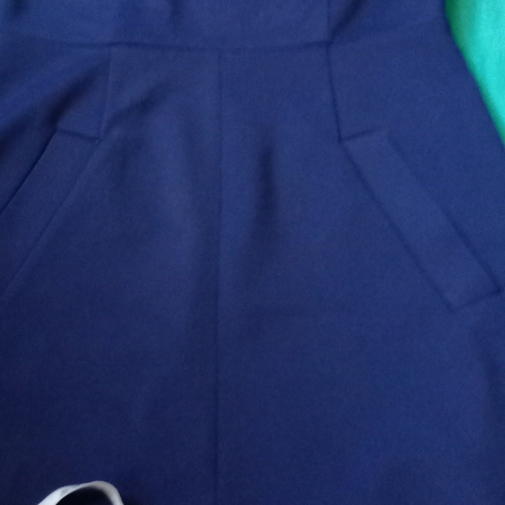 Diane Von Furstenberg Classic Navy Long Sleeve Dress, Size 4 - Picture 7 of 8